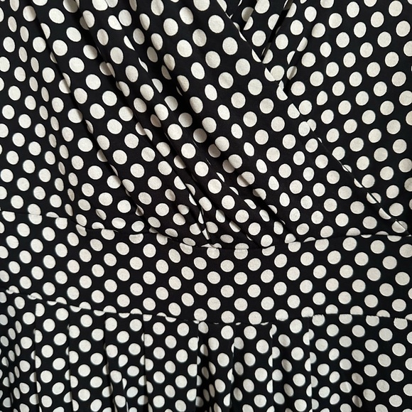 Lands’ End Dress 2X faux wrap plus size sleeveless - Picture 4 of 5